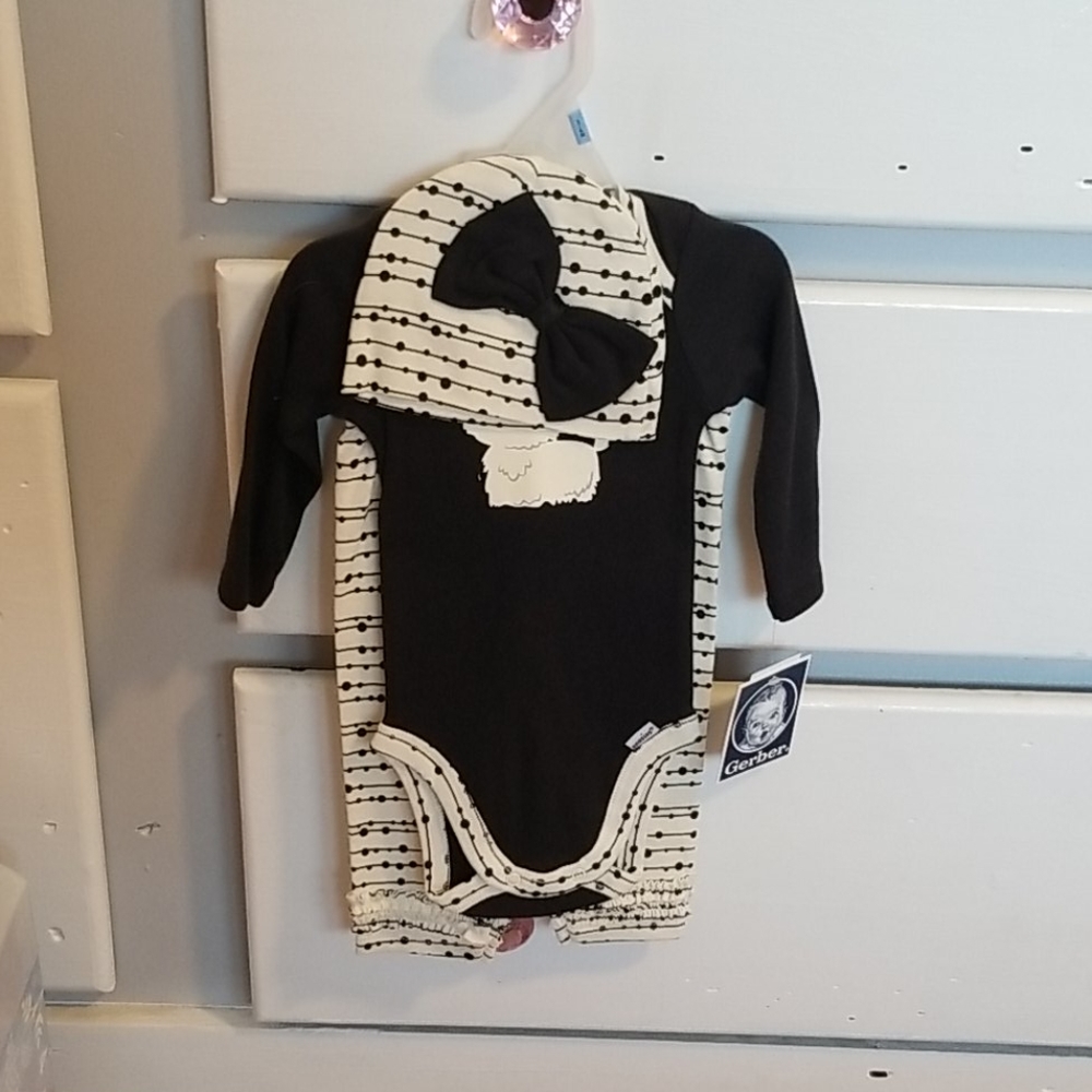 NWT Gerber baby girl 3 piece set